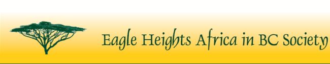 Eagle Heights Africa in BC Society